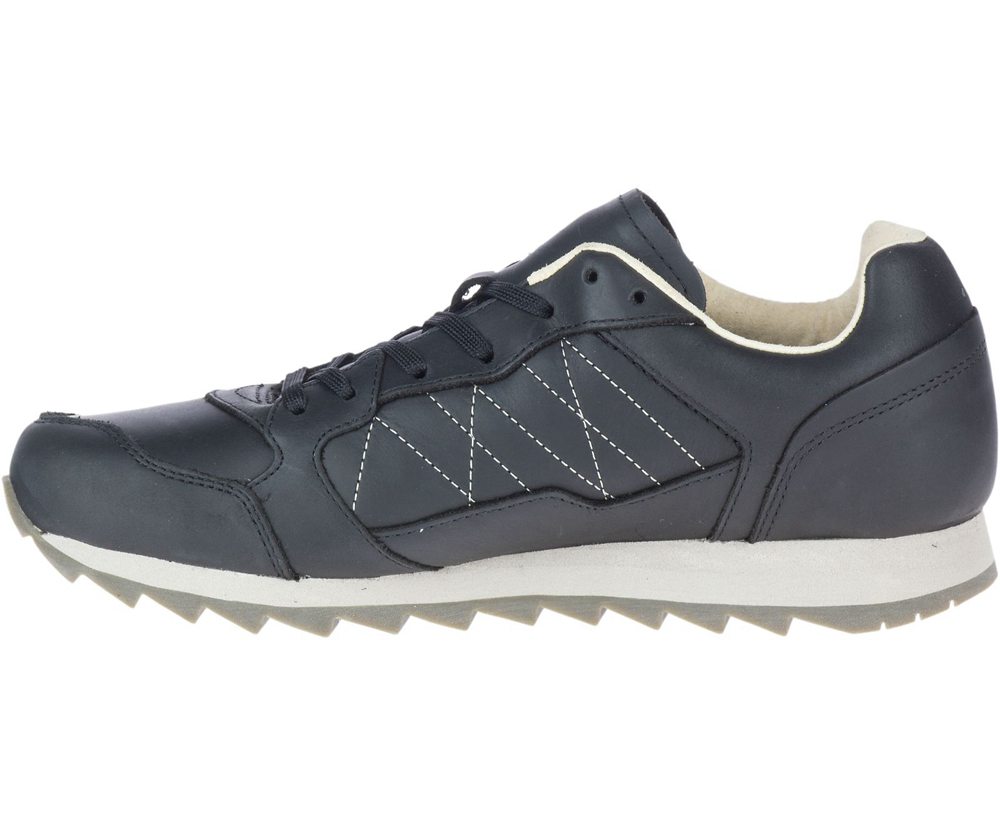Merrell Sneakers Black - Alpine Leather - Mens 94AZPXHYG